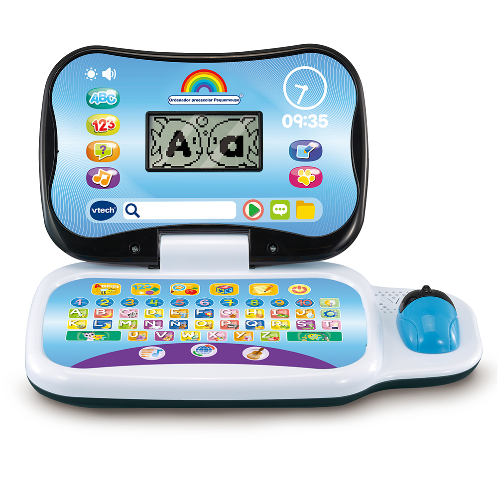 VTech - Ordenador preescolar Pequemouse, Portátil educativo para niños +3  años