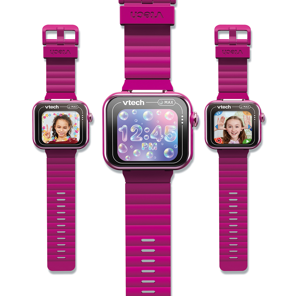 VTech - Kidizoom Smartwatch MAX negro, Reloj inteligente para niños +4 años