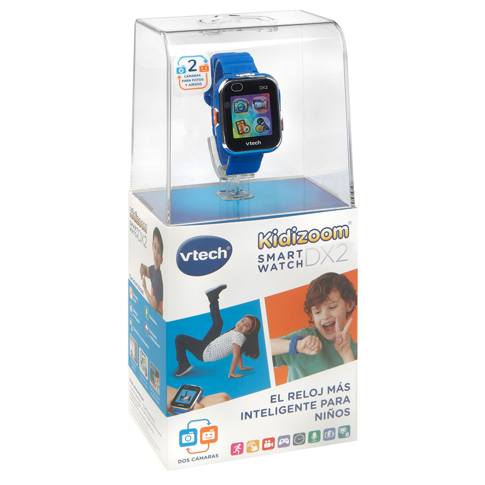 VTech - Kidizoom Smartwatch DX2 color rojo, Reloj inteligente para