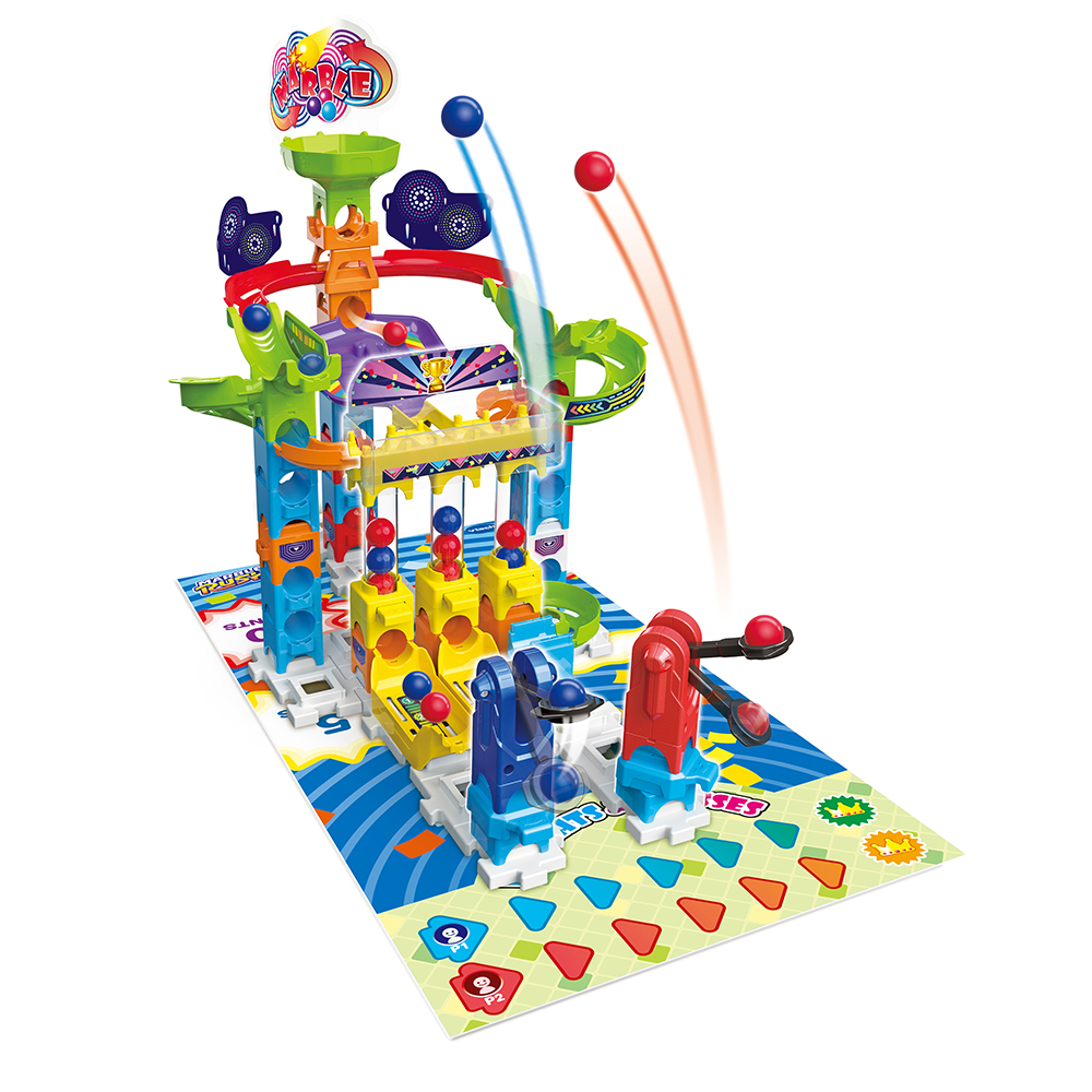 VTech Marble Rush Petal Power – Parc De Billes Fantastique à Fleur Motorisée, 96 Pièces Dont 6 Billes Brillantes, Pour Des Courses Folles