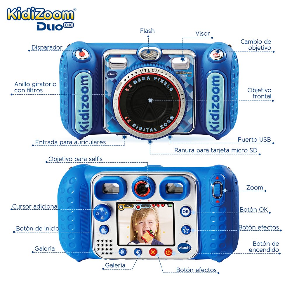 Kidizoom Duo DX 10 En 1 Bleu Vtech 520022