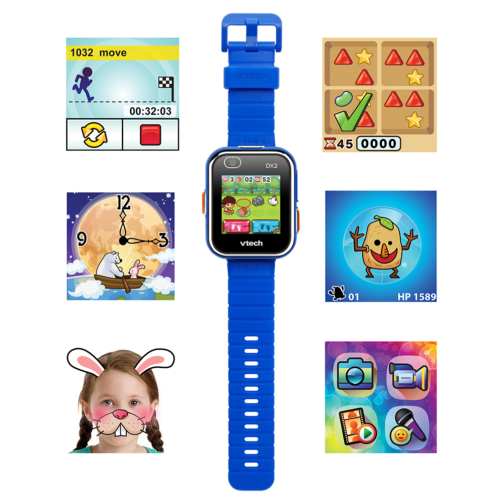 VTech - Kidizoom Smartwatch DX2 color rosa, Reloj inteligente para