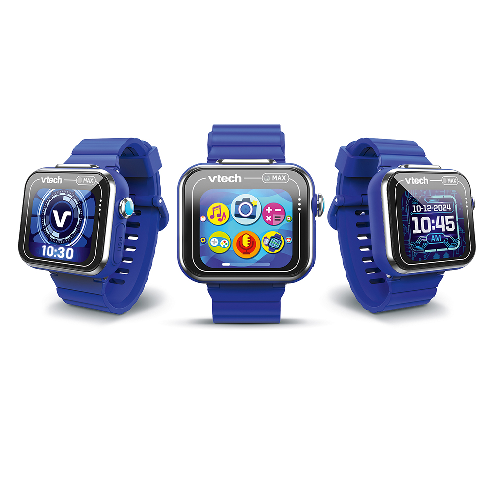 VTech - Kidizoom Smartwatch MAX negro, Reloj inteligente para