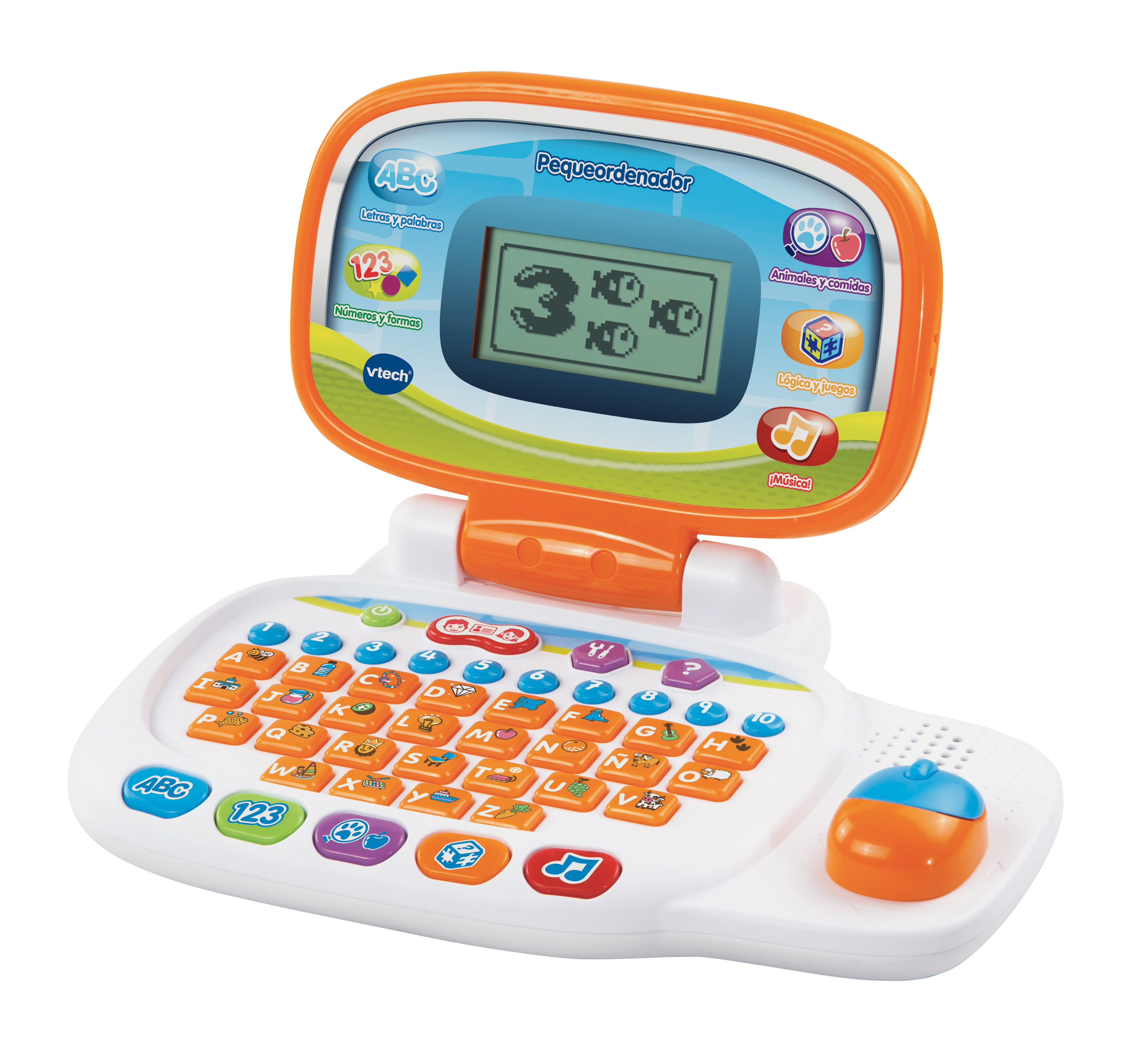 VTech - Pequeordenador, Ordenador infantil con ratón actividades.