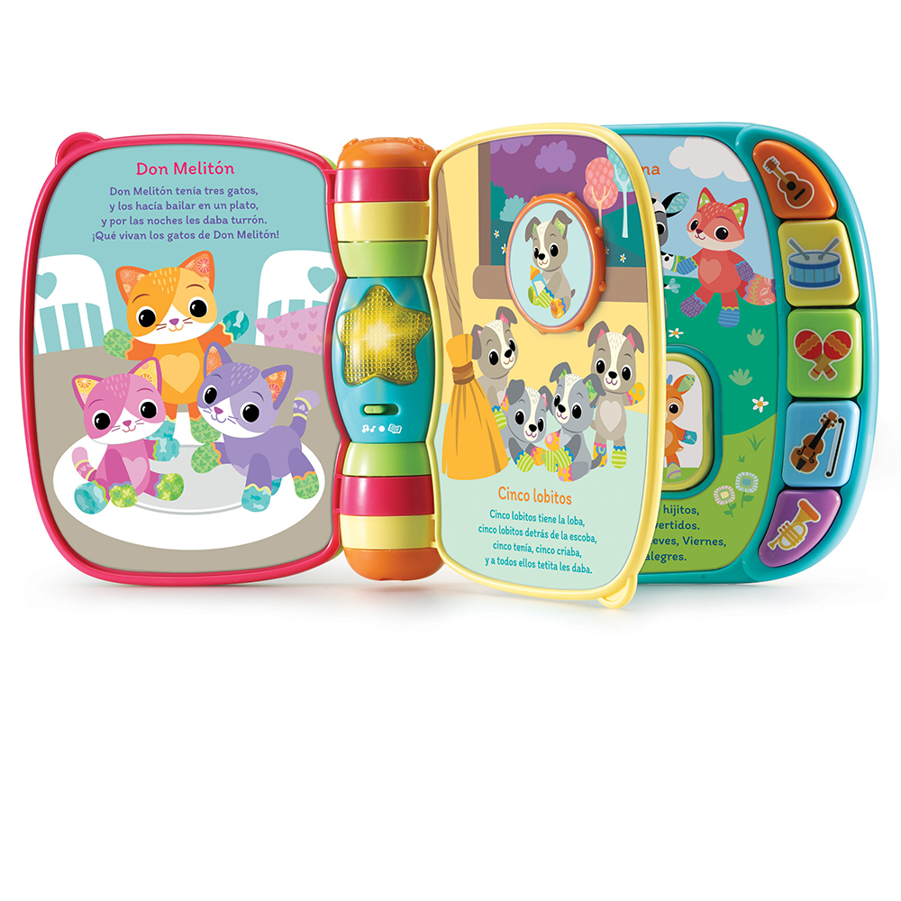 VTech Libro Con Rimas Musicales Aprende Mas De 40 Canciones