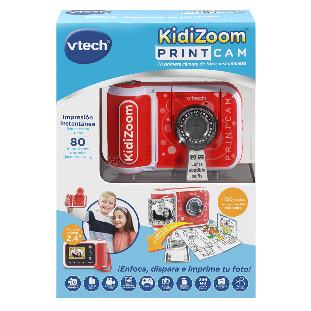 Cámara infantil de fotos instantáneas y vídeos VTech Kidizoom