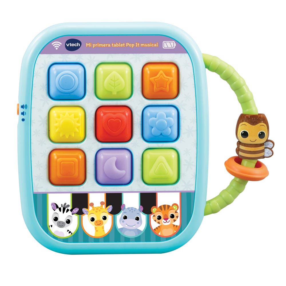 Aprendizaje zona evaporación VTech Baby, Mi primer tablet Pop It musical, tablet interactiva para niños  +12 meses