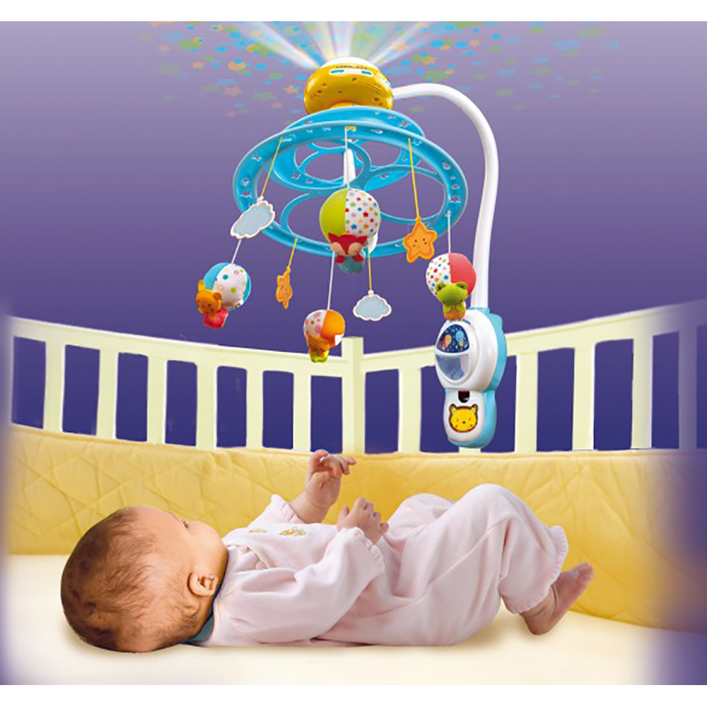 Movil Proyector Con Musica Luces Y Sonidos Para Bebé