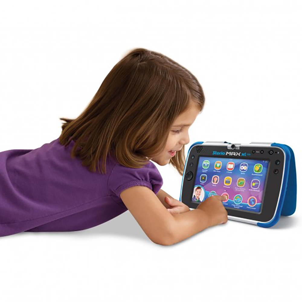 VTECH - Tablette STORIO MAX XL 2.0 bleue + Jeu HD Storio RUSTY