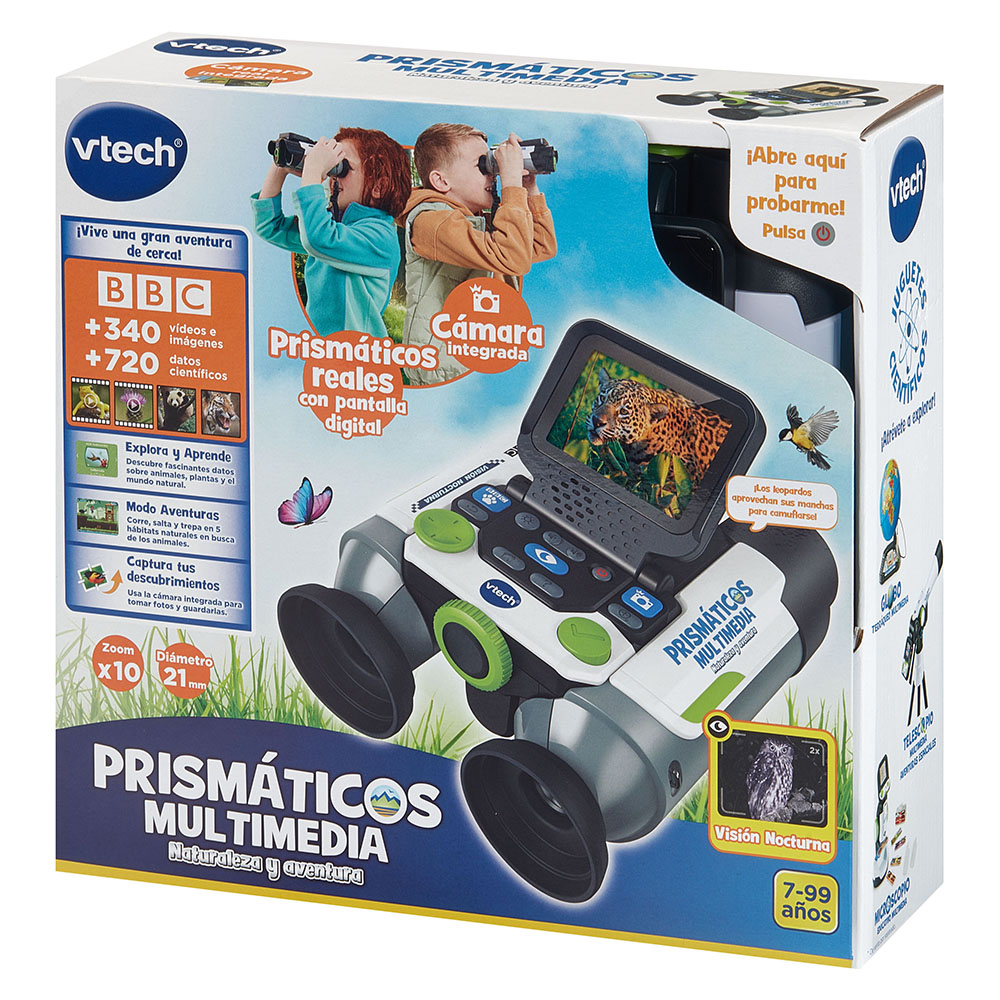 VTech - Prismáticos multimedia Naturaleza y aventura, Juguetes