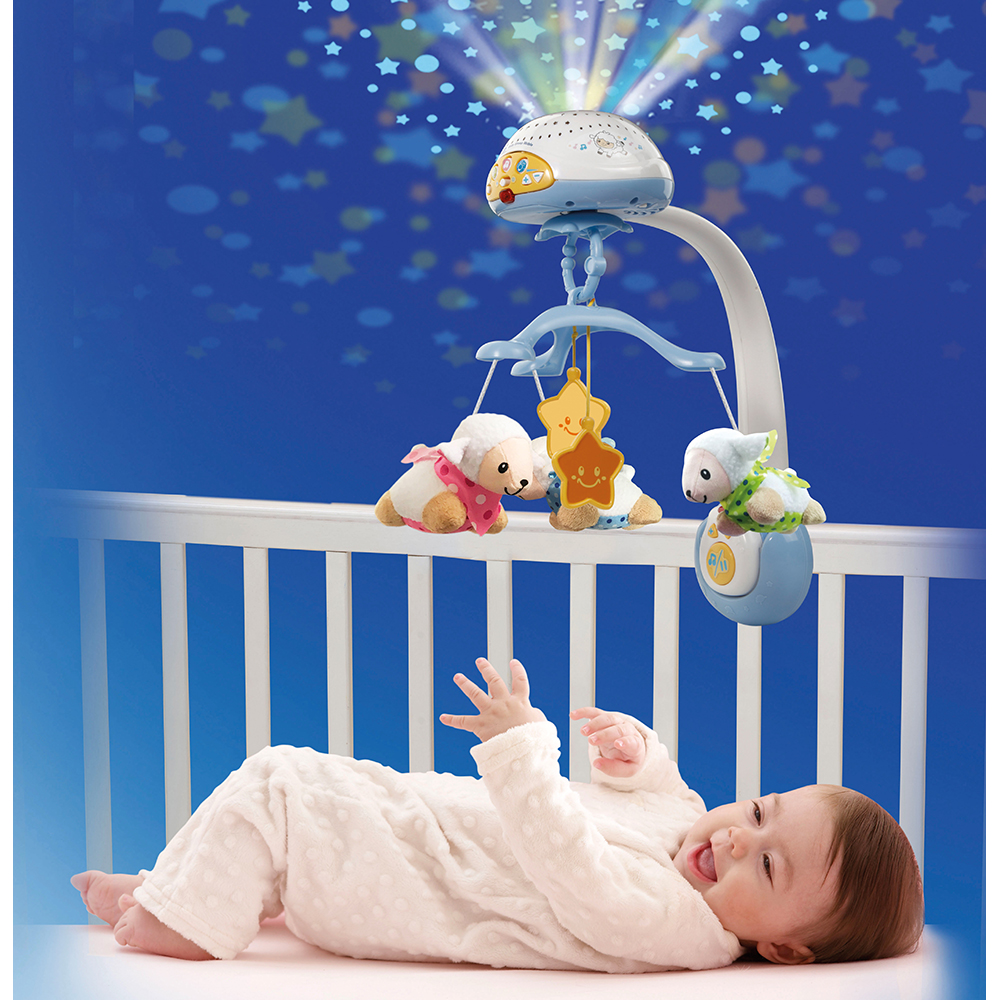 VTech Baby - Móvil proyector noche estrellitas, Móviles y proyectores de  cuna para bebés