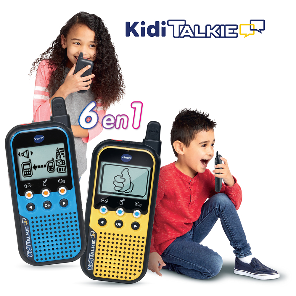 Vtech KidiTalkie 6 en 1 Walkie-Talkie para Niños y Niñas