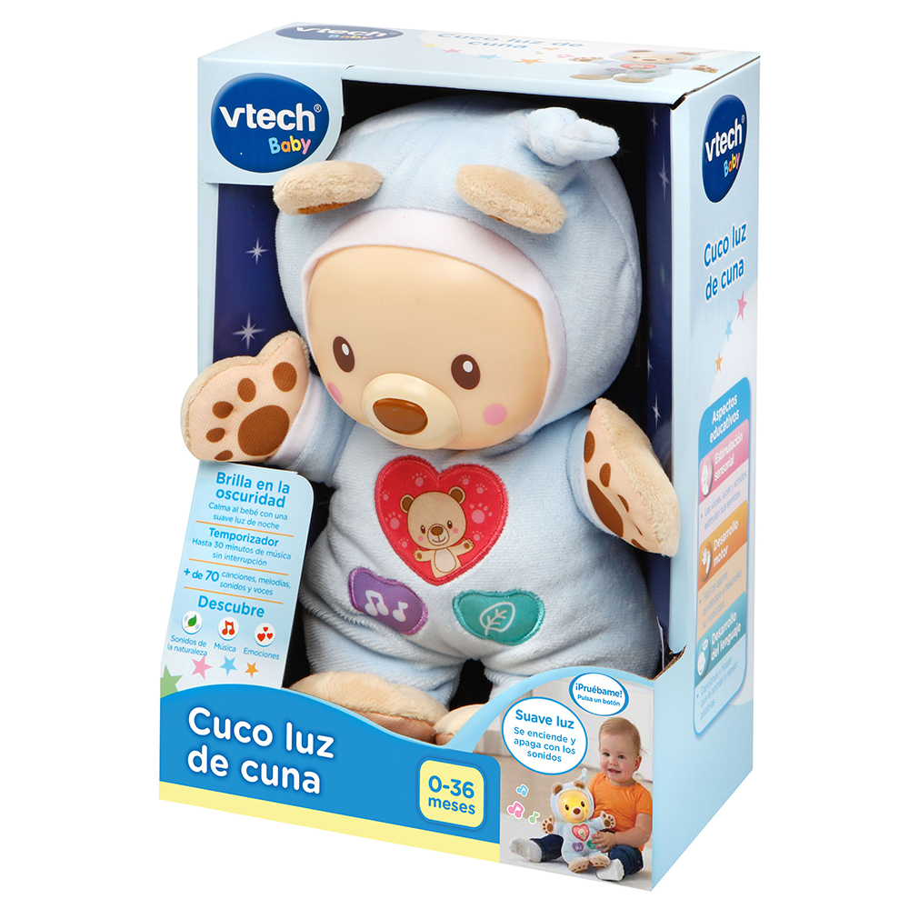 VTech Baby - Cuco luz de cuna, peluches para bebés