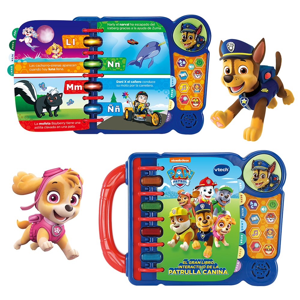 VTech - El gran libro interactivo de la Patrulla Canina, Libro