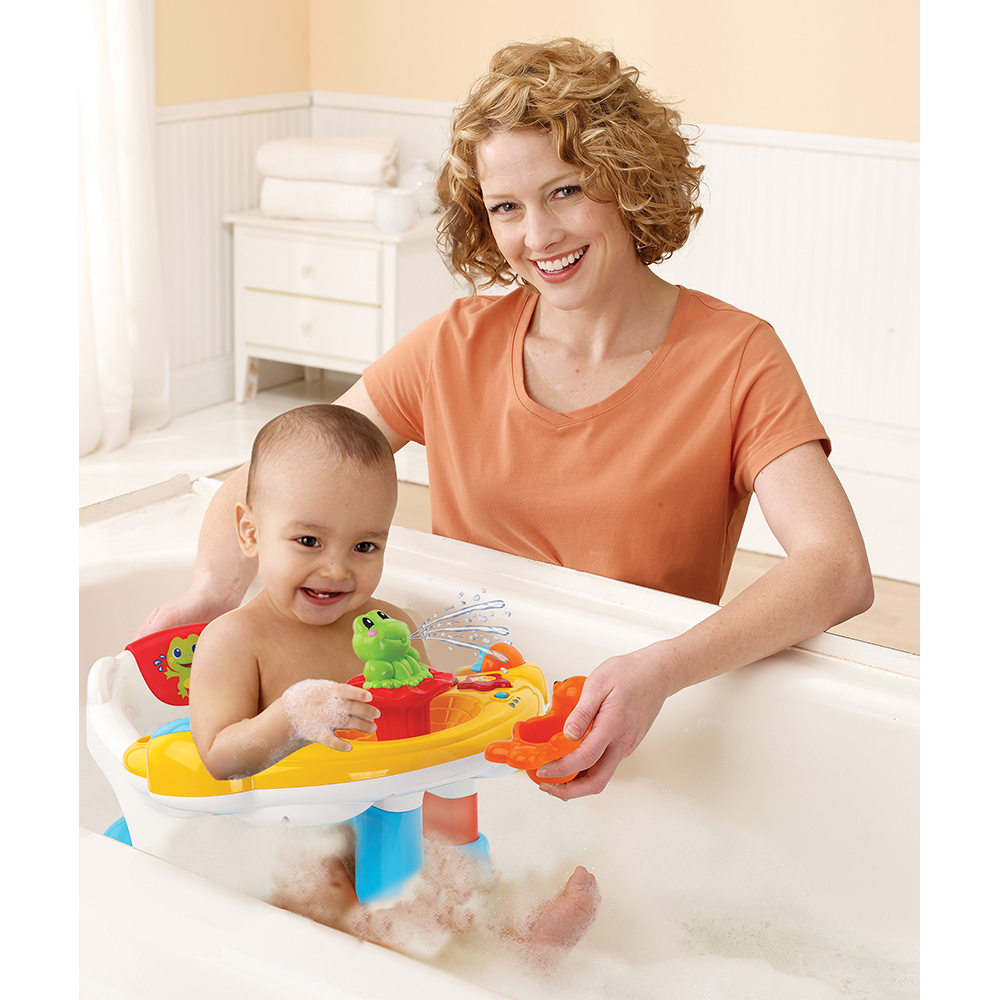 VTech - Aquasilla, silla de baño y panel de actividades, juguetes