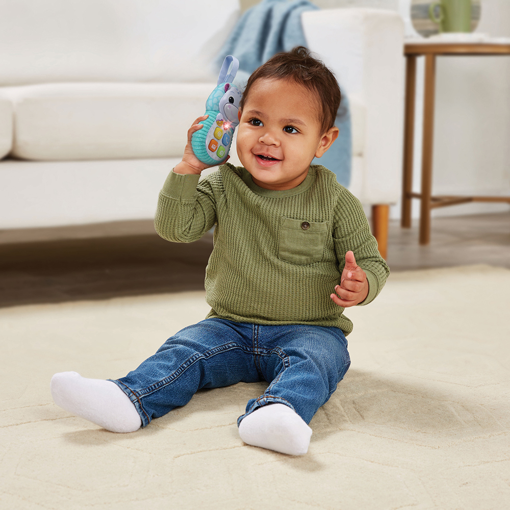 VTech Baby Telefono Ippopotamo Pop It Giocattolo Interattivo Per Bambini 6+ Mesi - Versione Spagnola