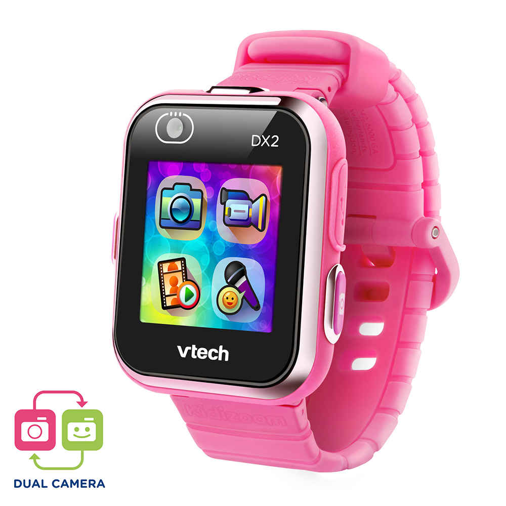VTech - Kidizoom Smartwatch DX2 color rosa, Reloj inteligente para niños