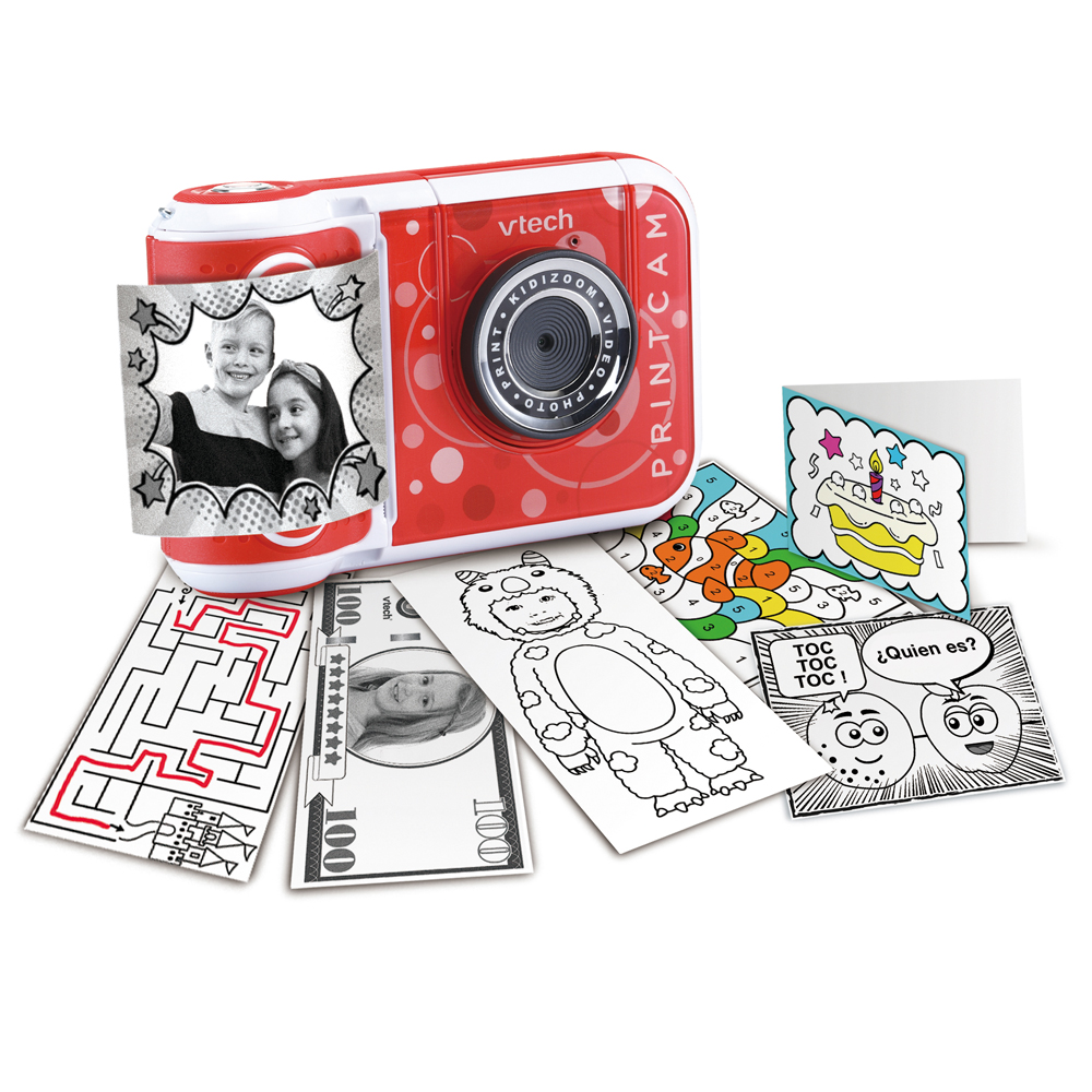 Cámara de impresión instantánea para niños con 3 rollos de papel de  impresora, 1080P juguetes de cámara digital para niños de 3 a 12 años con  tarjeta