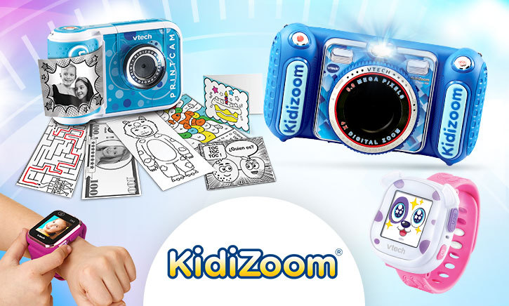 Kidizoom, cámaras de fotos y relojes para niños - VTech
