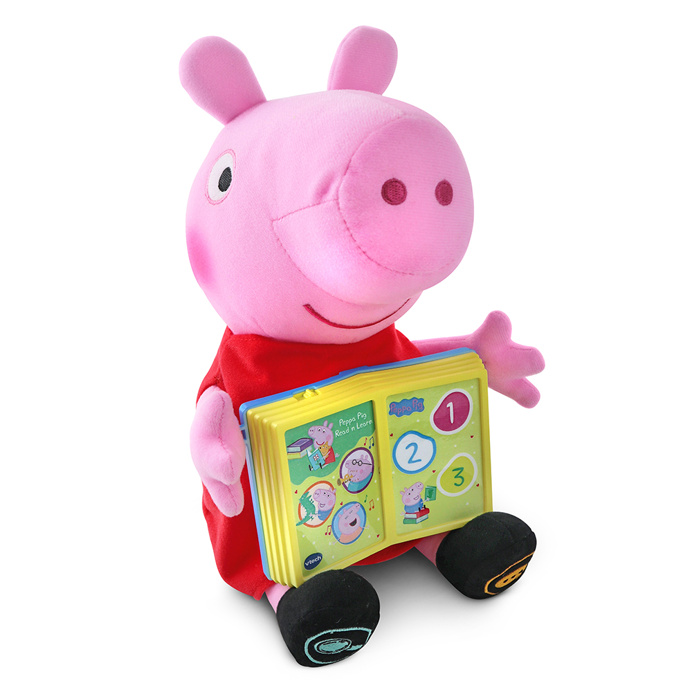 VTech - Peluche educativo de Peppa Pig Aprende con los diverlibros