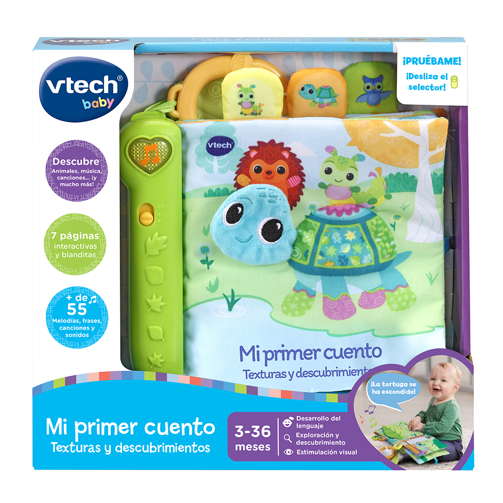 VTech - Libros interactivos para bebés, Juguetes Primera infancia 1-3 años