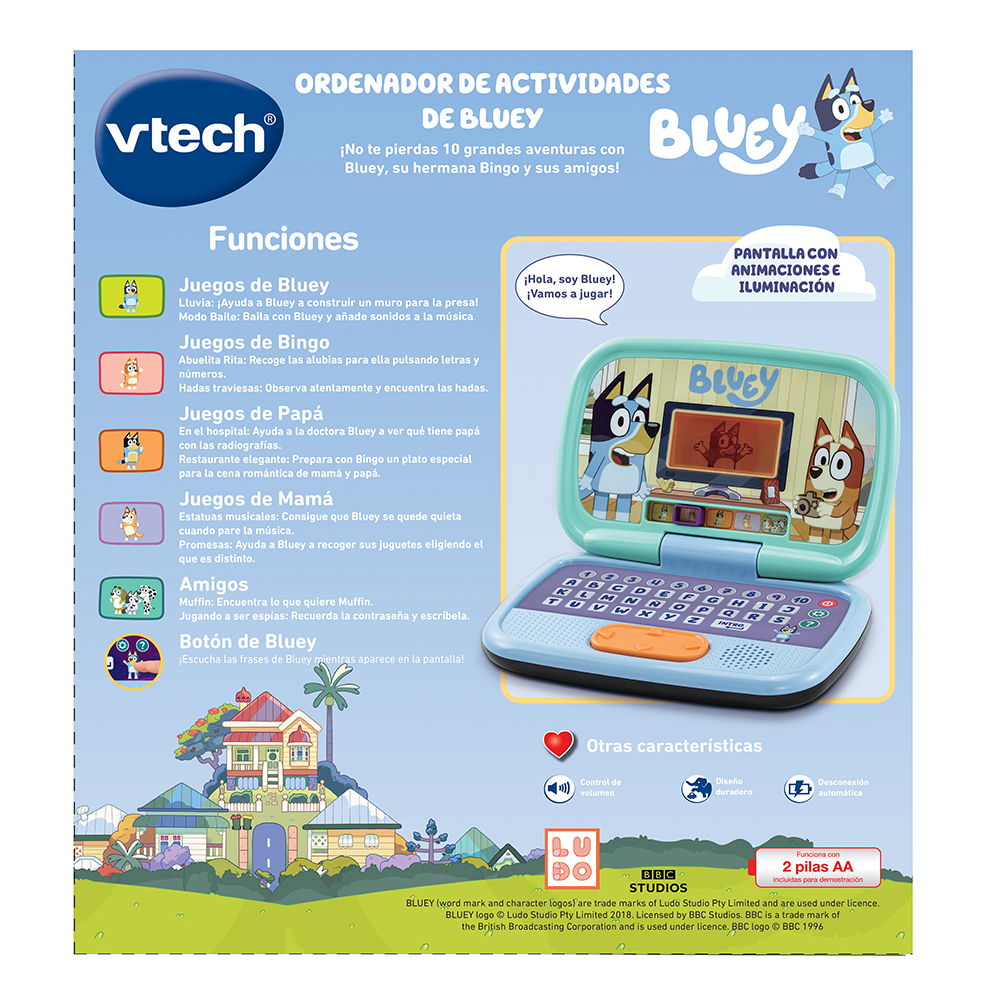 VTech Libro de juegos de Bluey Bluey