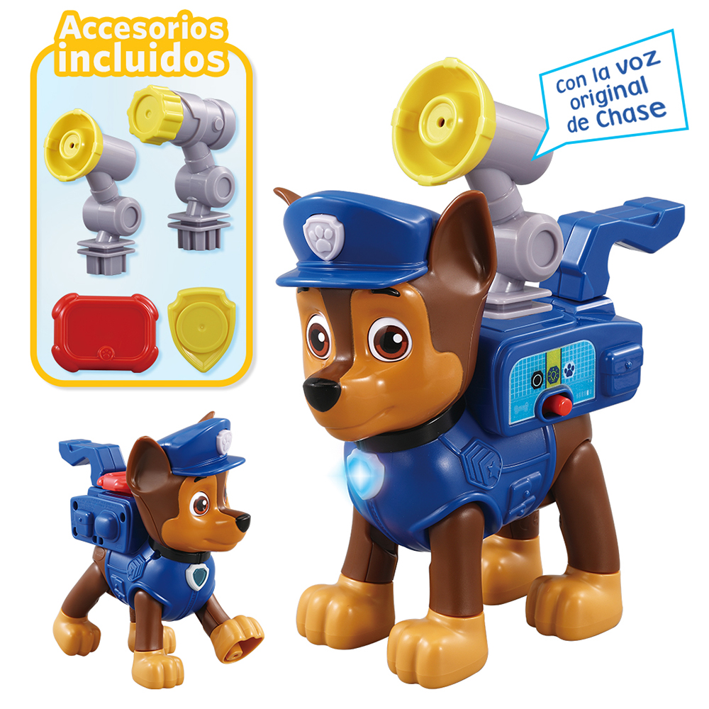 VTech - Chase mascota interactiva ¡Al rescate! Patrulla Canina, Juguete  para niños +3 años