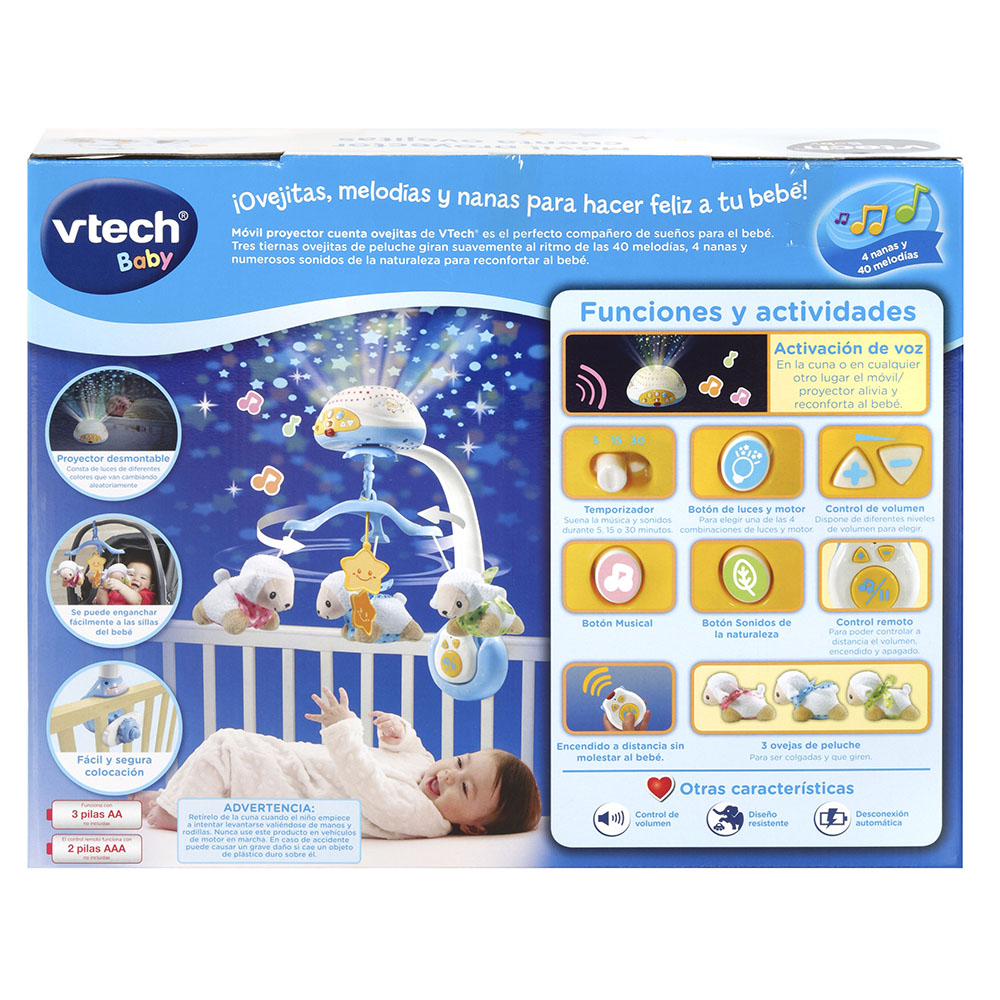 Ripley - VTECH - PROYECTOR MÓVIL PARA BEBÉ CON LUCES Y SONIDOS