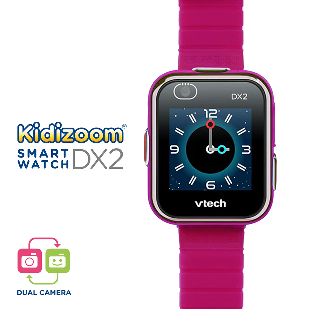 VTech - Kidizoom Smartwatch DX2 color frambuesa, Reloj inteligente para  niños