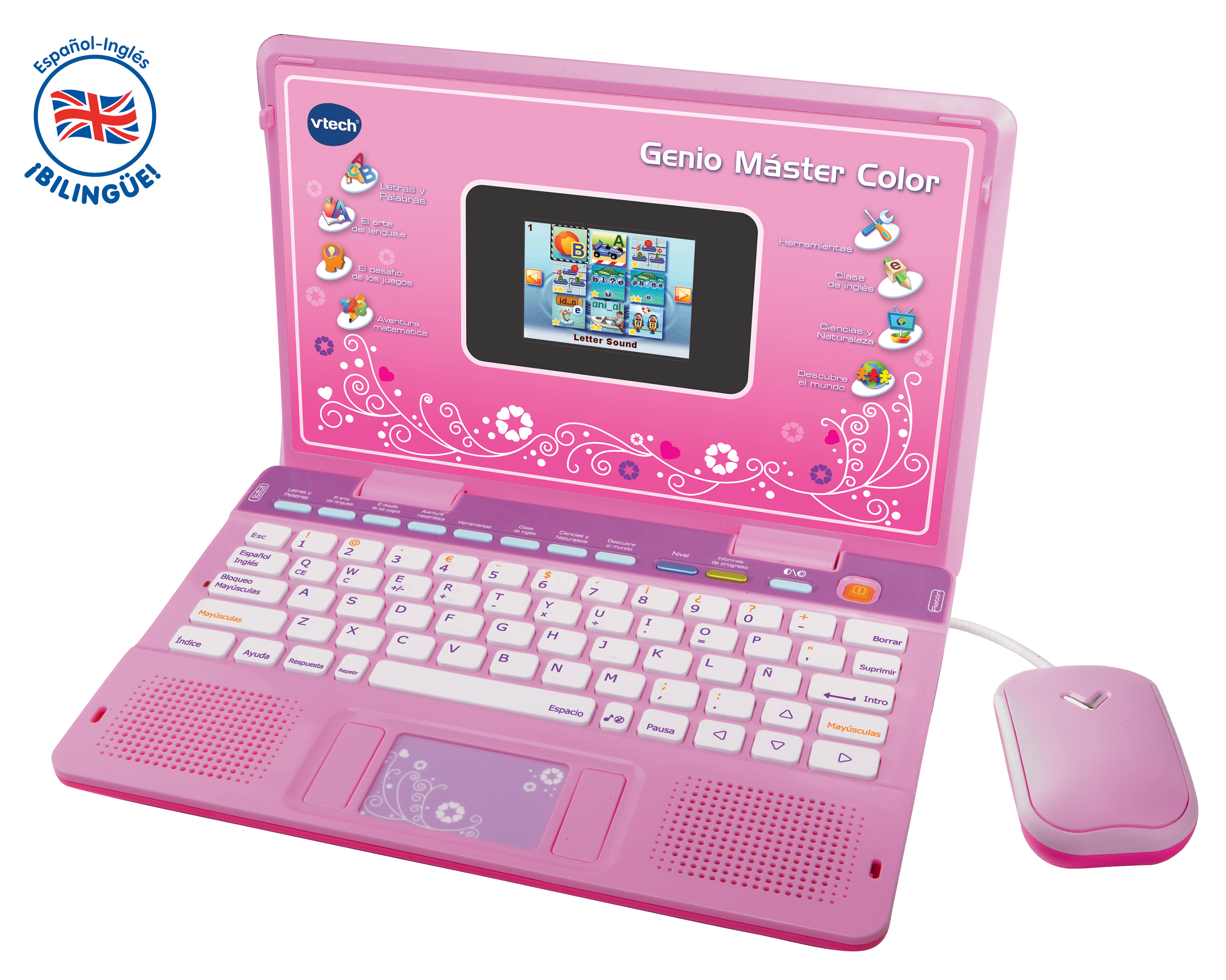 VTech PC Ordenador Infantil Educativo Rosa