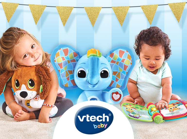 VTech Baby - Juguetes interactivos pensados para estimular los sentidos del  bebé desde su nacimiento.