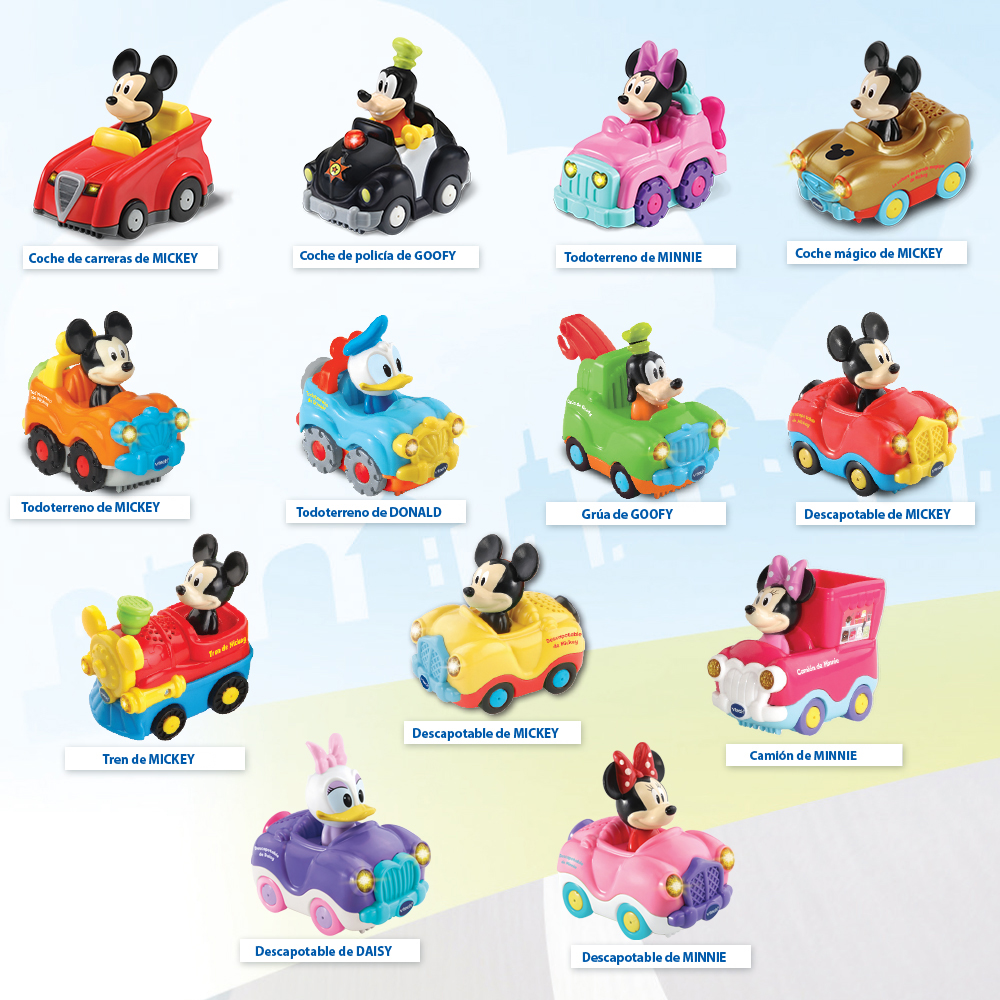 GROS LOT DE 22 Voitures Tut Tut Bolides Disney Mickey Minnie