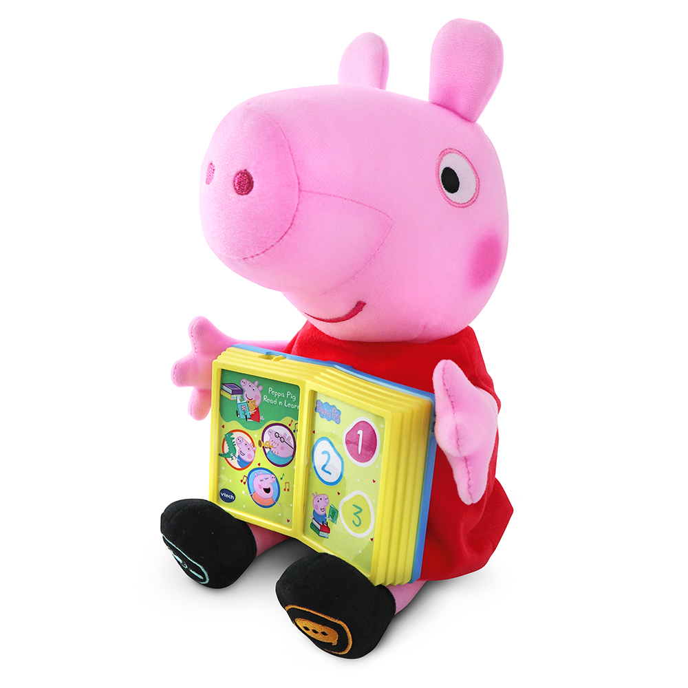 VTech - Peluche educativo de Peppa Pig Aprende con los diverlibros de peppa