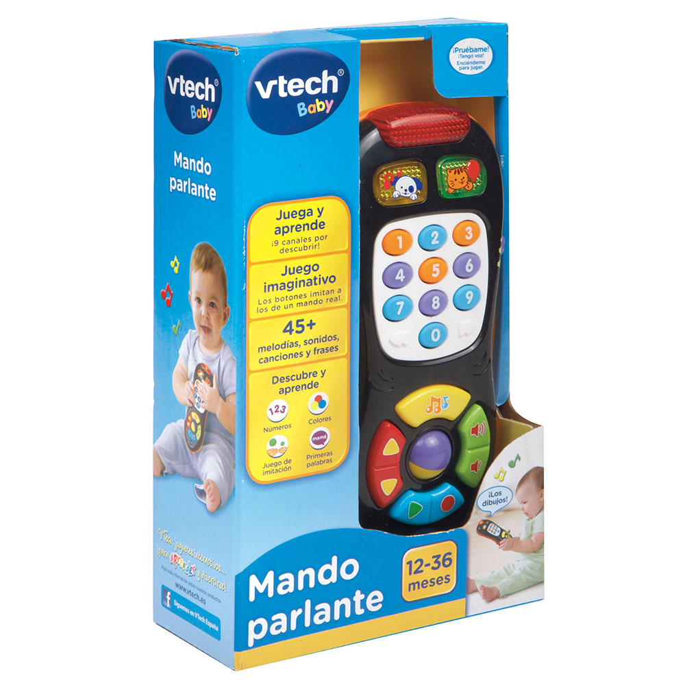 VTech - Mando parlante, Juguetes 1-3 años, Juguetes Primera infancia, Baby  Tech - Teléfonos, mandos y ordenadores bebé