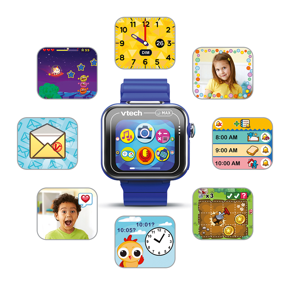 Caractéristiques techniques Vtech KidiZoom Smart Watch MAX bleue - Foto  Erhardt