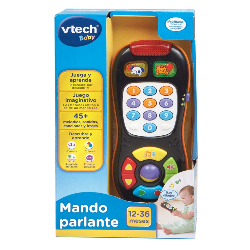 VTech - Mando parlante, Juguetes 1-3 años, Juguetes Primera infancia, Baby  Tech - Teléfonos, mandos y ordenadores bebé