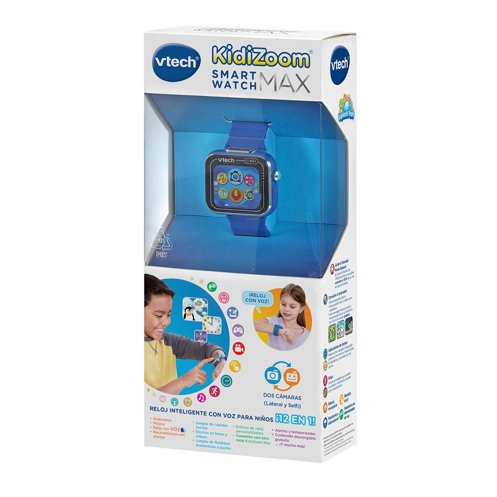 Caractéristiques techniques Vtech KidiZoom Smart Watch MAX bleue - Foto  Erhardt